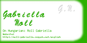 gabriella moll business card